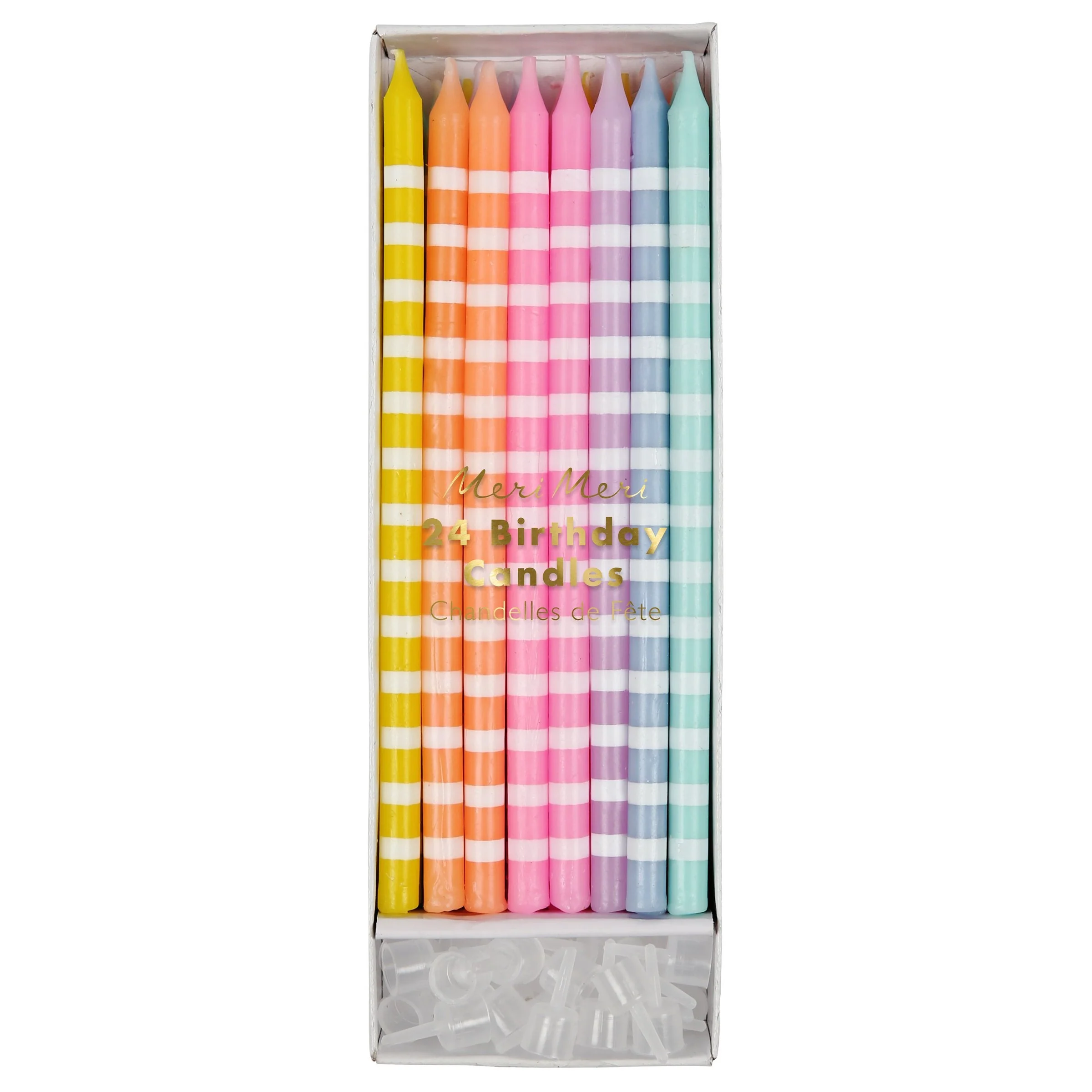 Meri Meri Pastel Party Candles (x 24)