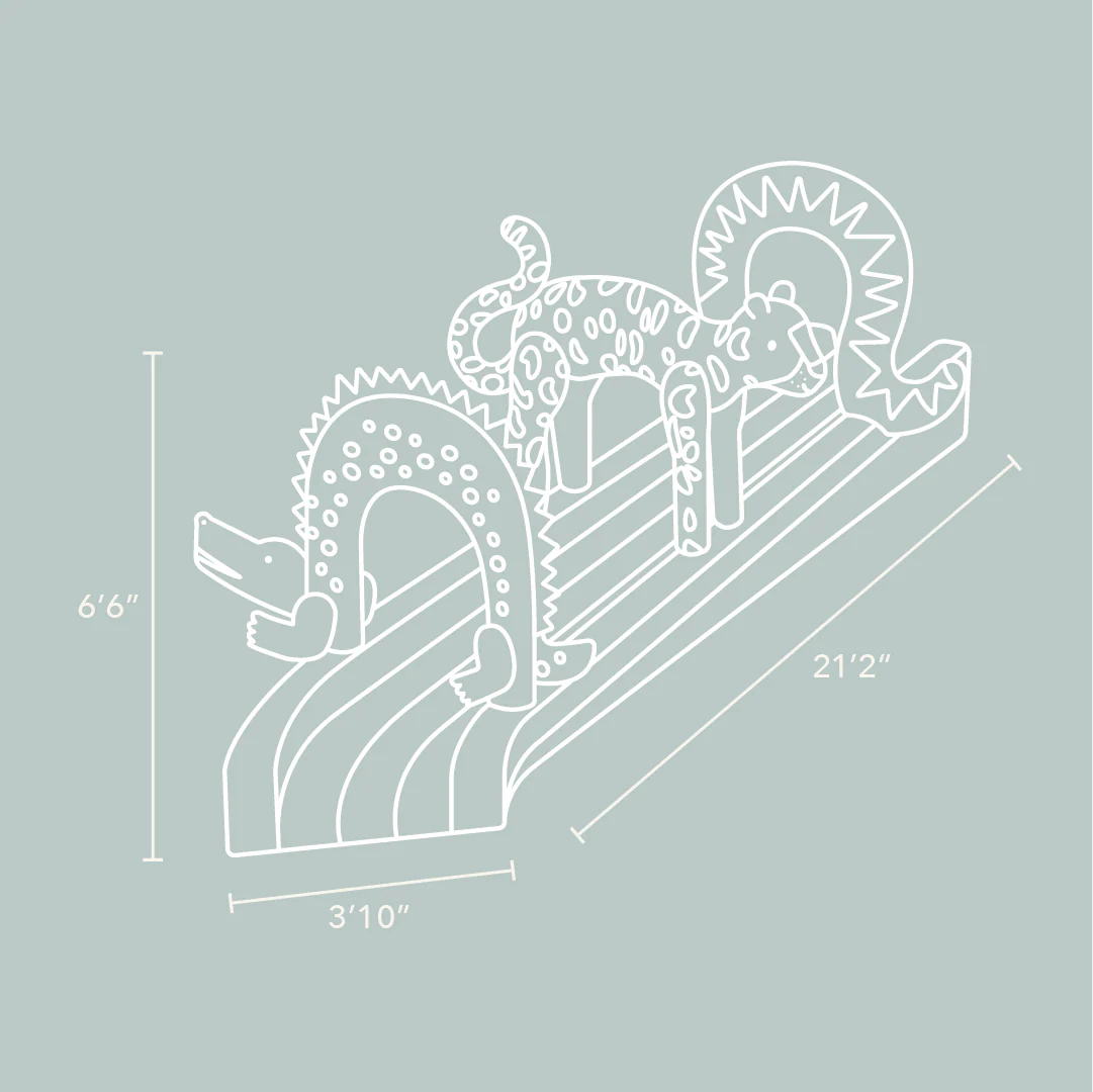 Smol x Meri Meri Jungle Water Slide - Image 10